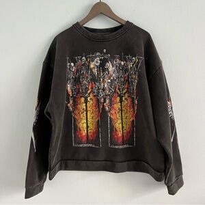 WHO DECIDES WAR WDW EMBER CHAPEL CREWNECK SWEATER
